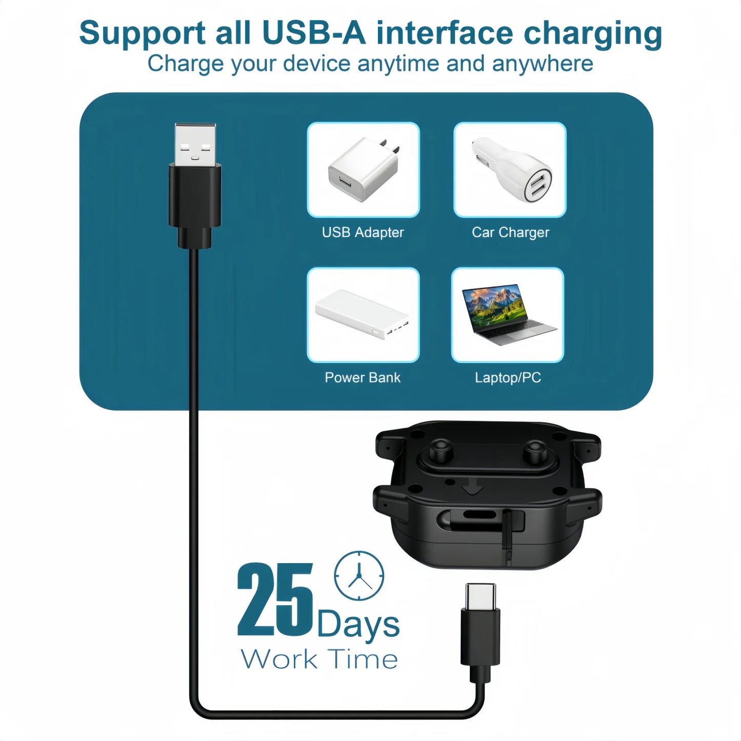 Dog Training Collar Anti-barking Collar Automatic Anti Bark Dog Collar USB Rechargeable Dog Trainer Electric Shock Beep