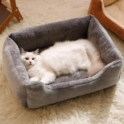 Bed for Cats and Small Dogs - Pet Cushion Bed