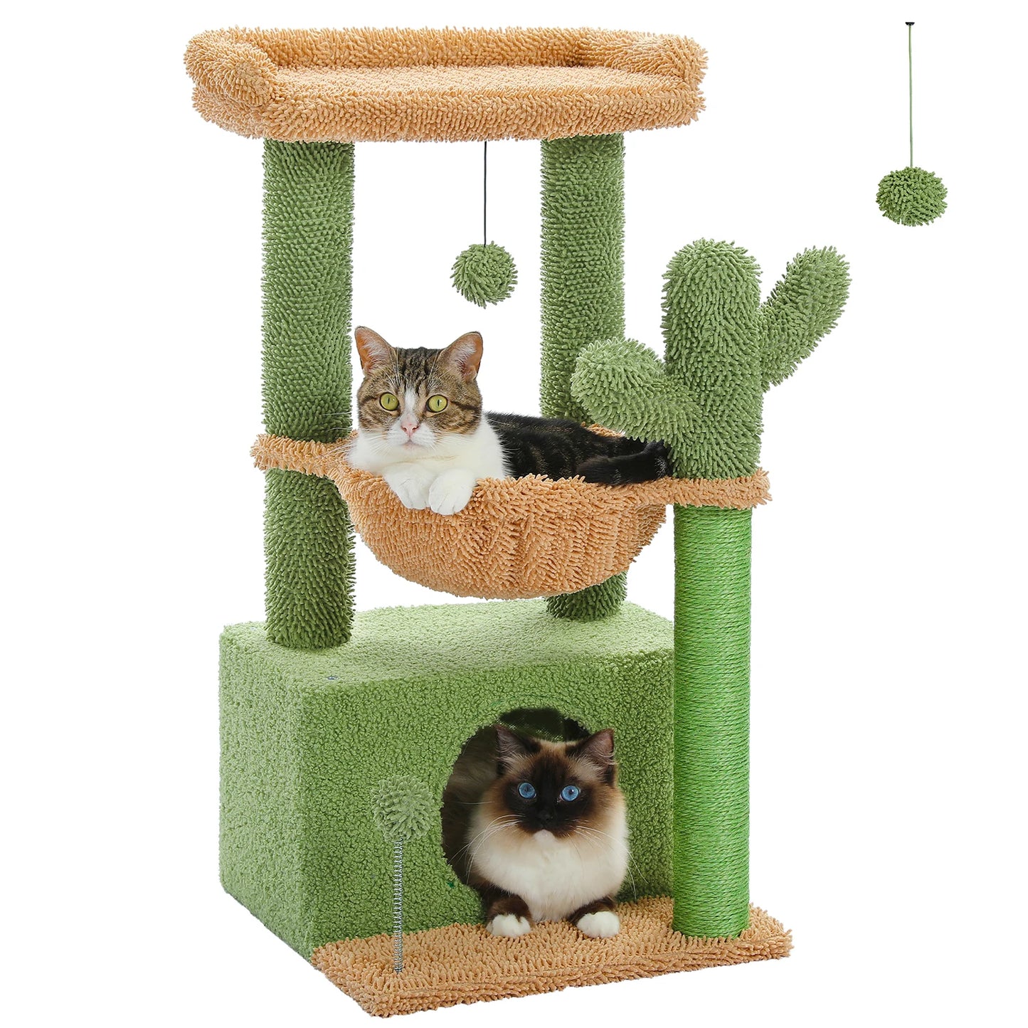 Cactus Cat Tree Tower, Cat Condo
