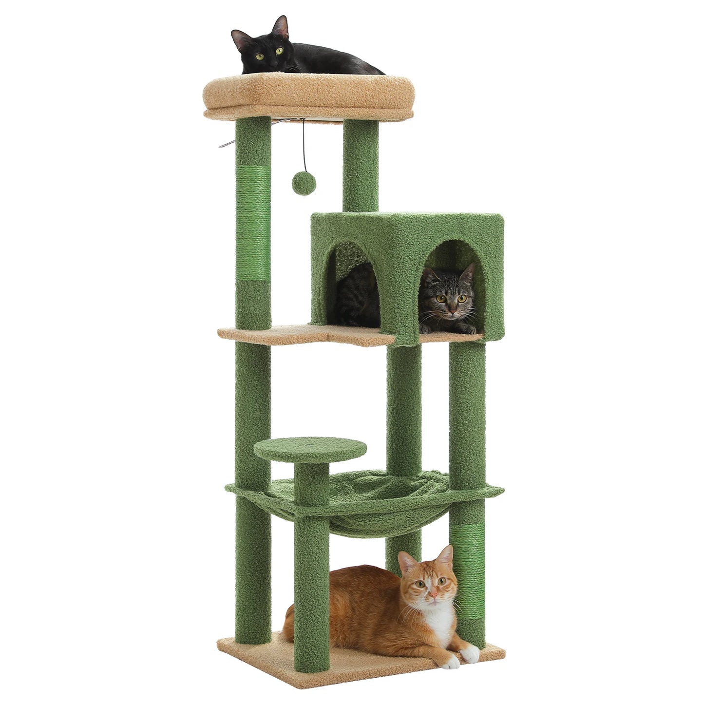 5-Level Cat Tree Tower with Top Perch