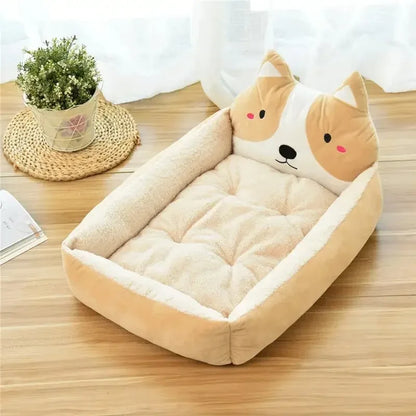 Pet Bed for Small Cats or Dogs, Super Soft Durable Fabric