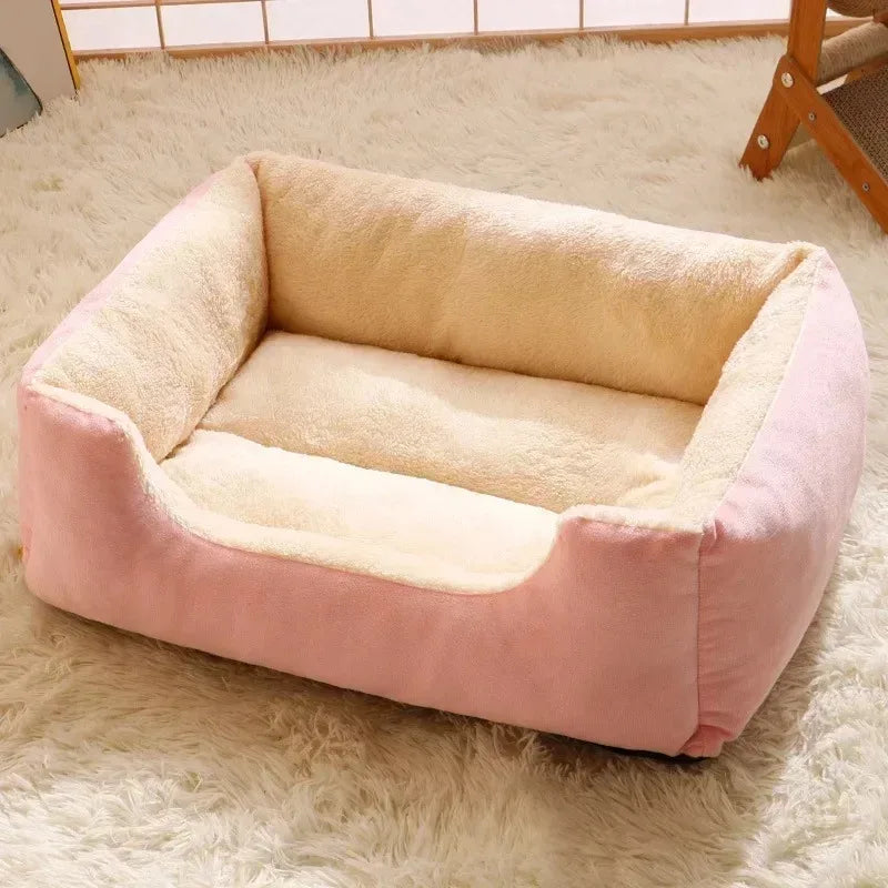 Bed for Cats and Small Dogs - Pet Cushion Bed