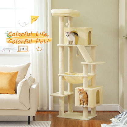 Large Cat Tree Tower with Scratching Post