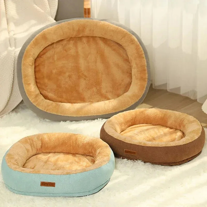 Plush Luxury Fluffy Bed - Pet Dog & Cat Bed