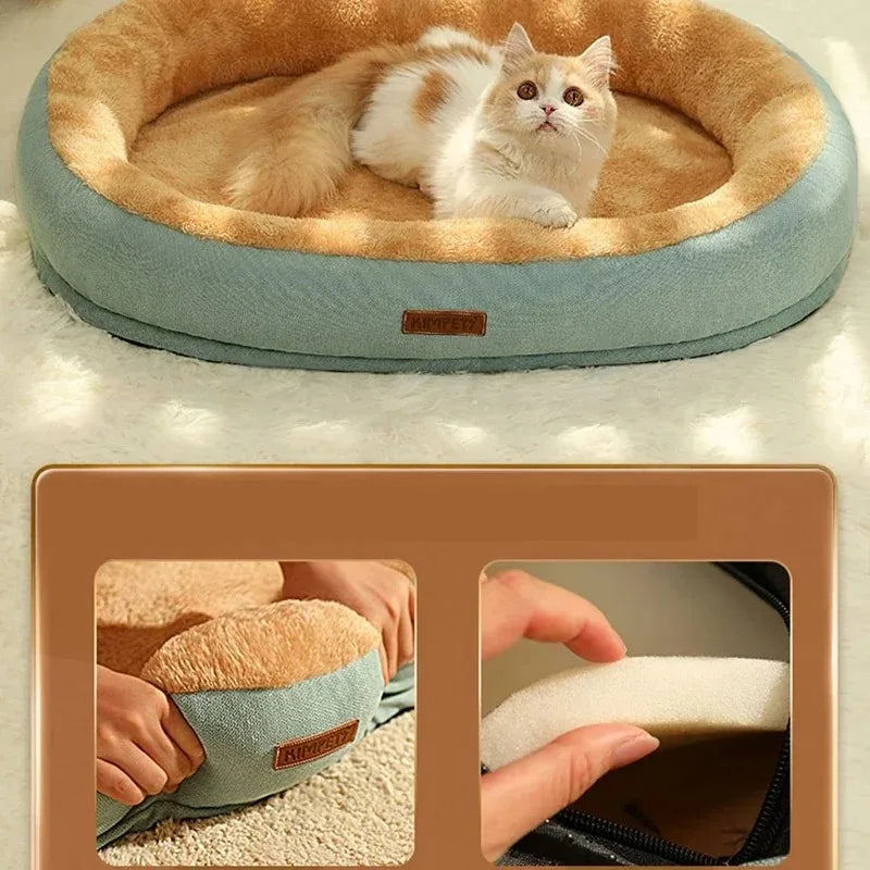 Plush Luxury Fluffy Bed - Pet Dog & Cat Bed