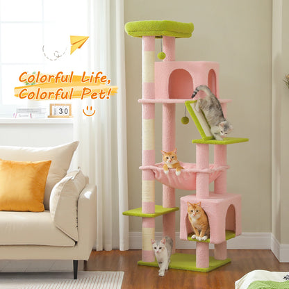 Large Cat Tree Tower with Scratching Post