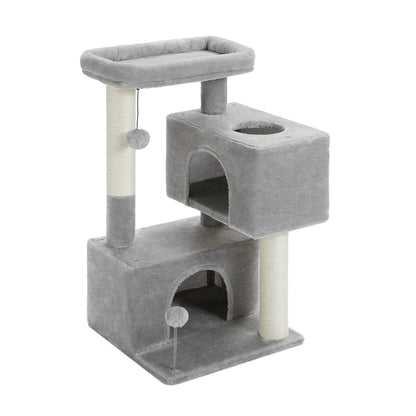 Small Cat Tree Cat Tower with Natural Sisal Scratching Post