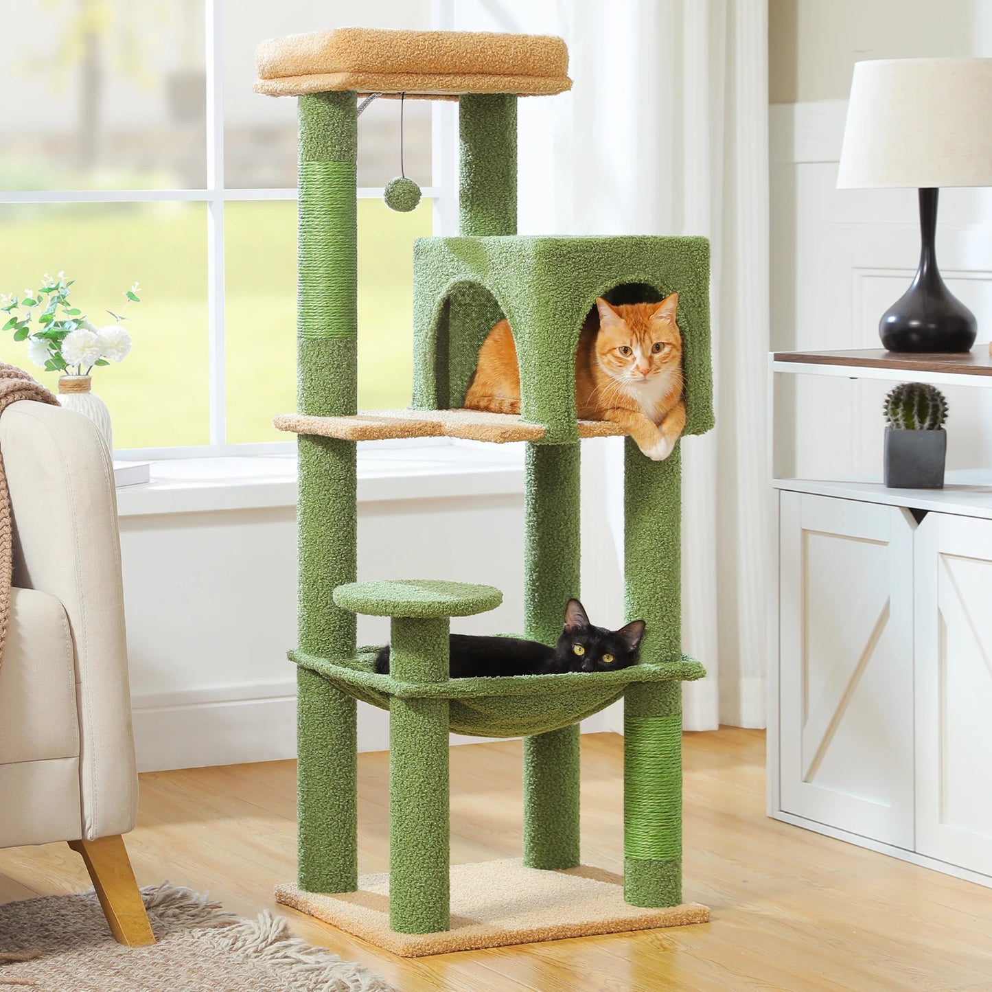 5-Level Cat Tree Tower with Top Perch