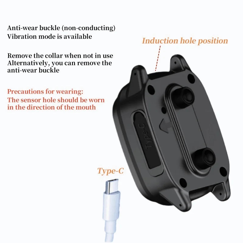 Waterproof Dog Bark Collar,Rechargeable Anti-Bark Collar ,Vibration, Training For Small, Medium Dog