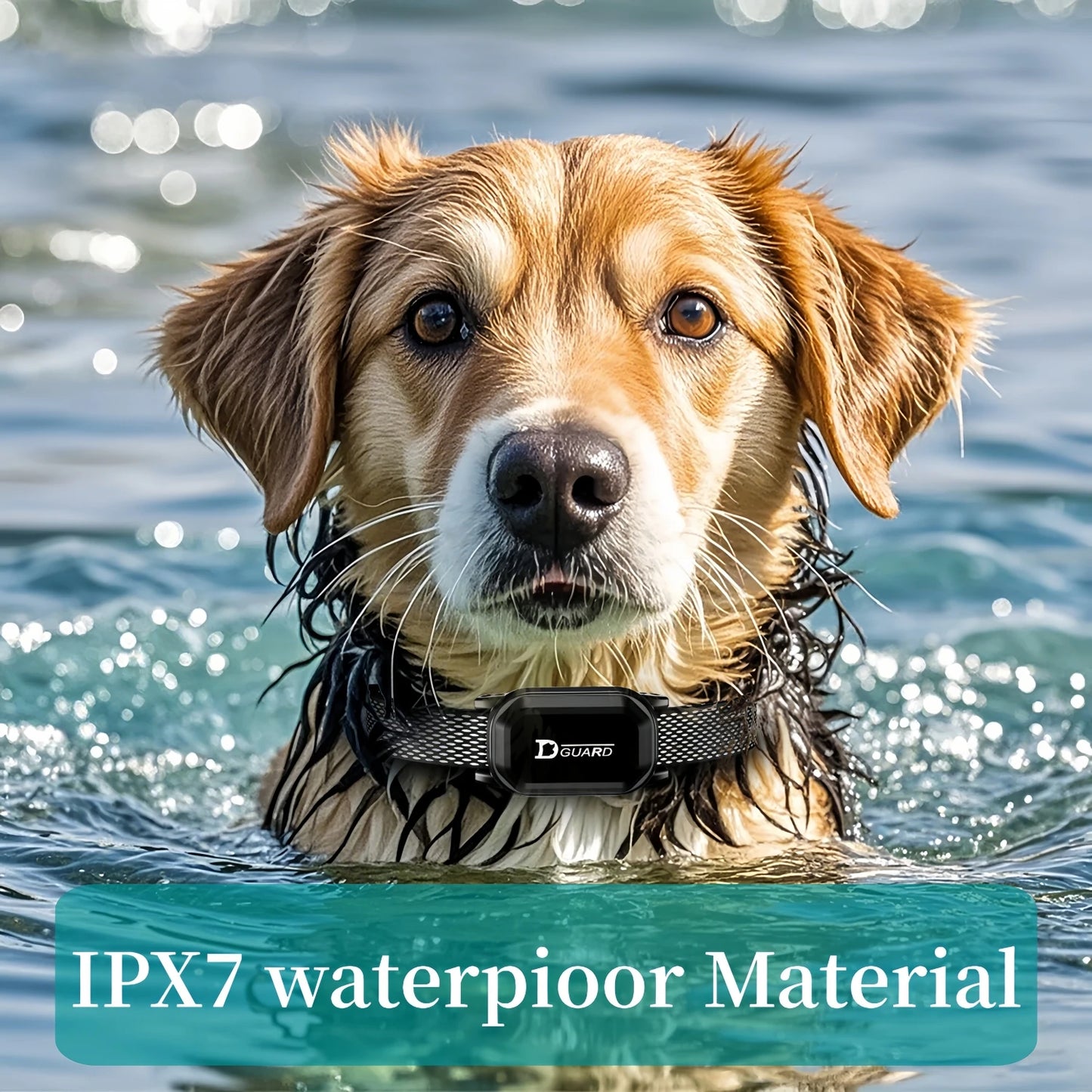 3300FT Remote Control Electric Dog Training Collar Waterproof  For 6-120lbs With Vibration