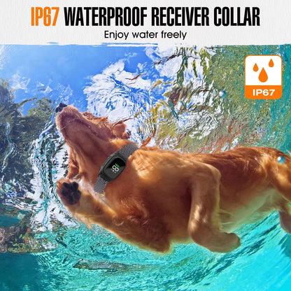 Waterproof Dog Bark Collar,Rechargeable Anti-Bark Collar ,Vibration, Training For Small, Medium Dog