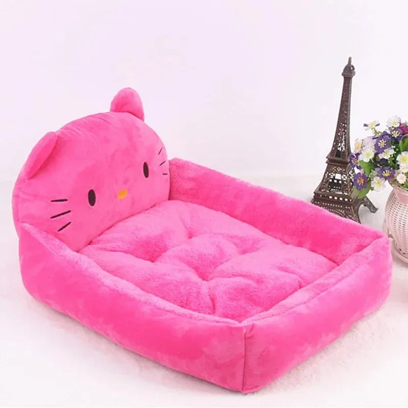 Pet Bed for Small Cats or Dogs, Super Soft Durable Fabric
