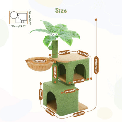 Large Cat Tree Tower for Indoor, Cat House, Cat Scratcher