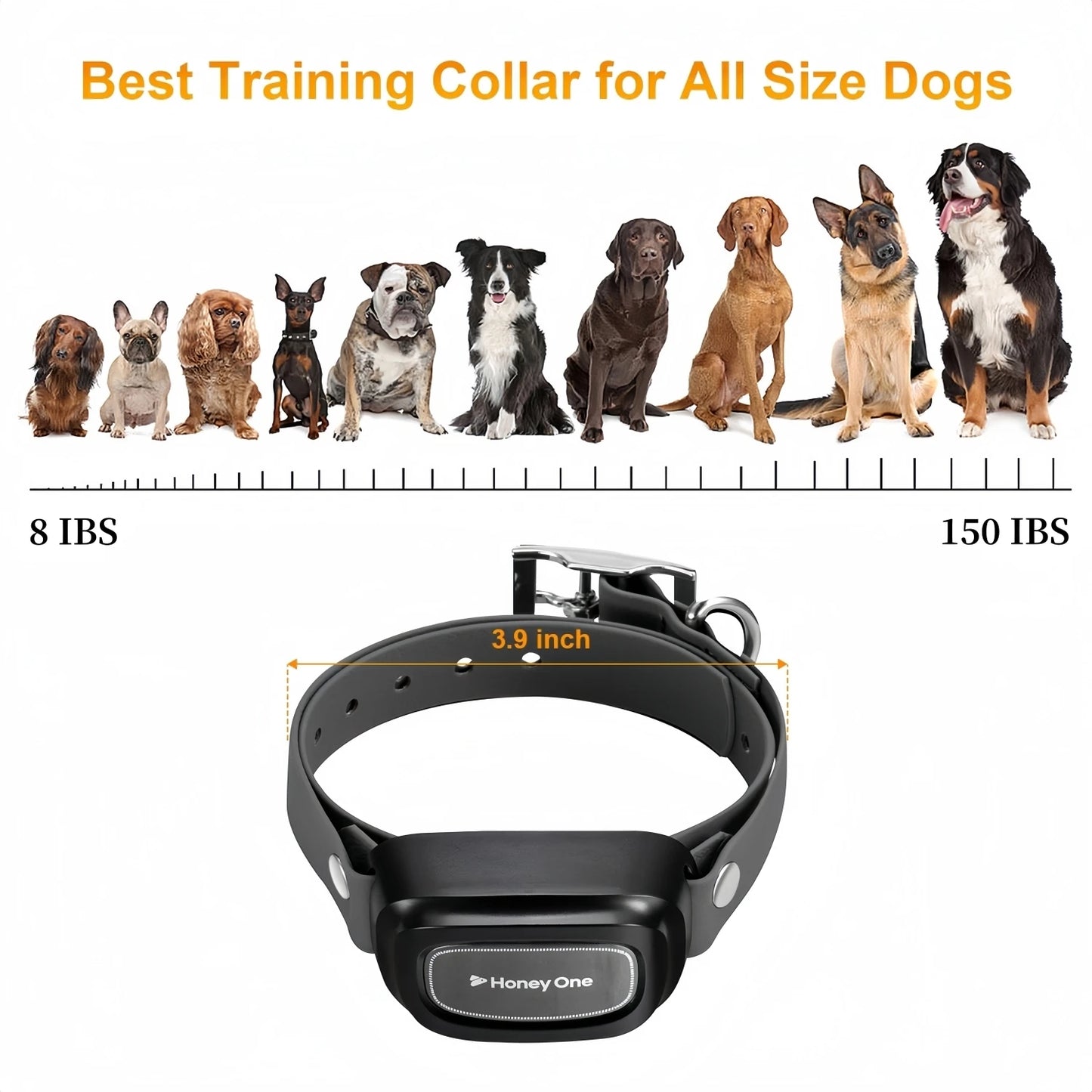 3300FT Remote Shock Dog Training Collar, Vibrating Dog Collar Waterproof&Rechargeable Electric Collar for Dogs