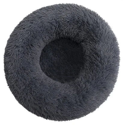 Round Pet Plush Bed for Sm, Med and Large Dogs, Super Soft Cat Beds